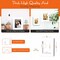 iFrame Pre-Cut White Picture Mats With Light Cream Bevel Cut For Photo And Frames | Mats Only | Acid Free Material | Made In USA (Pack of 50)